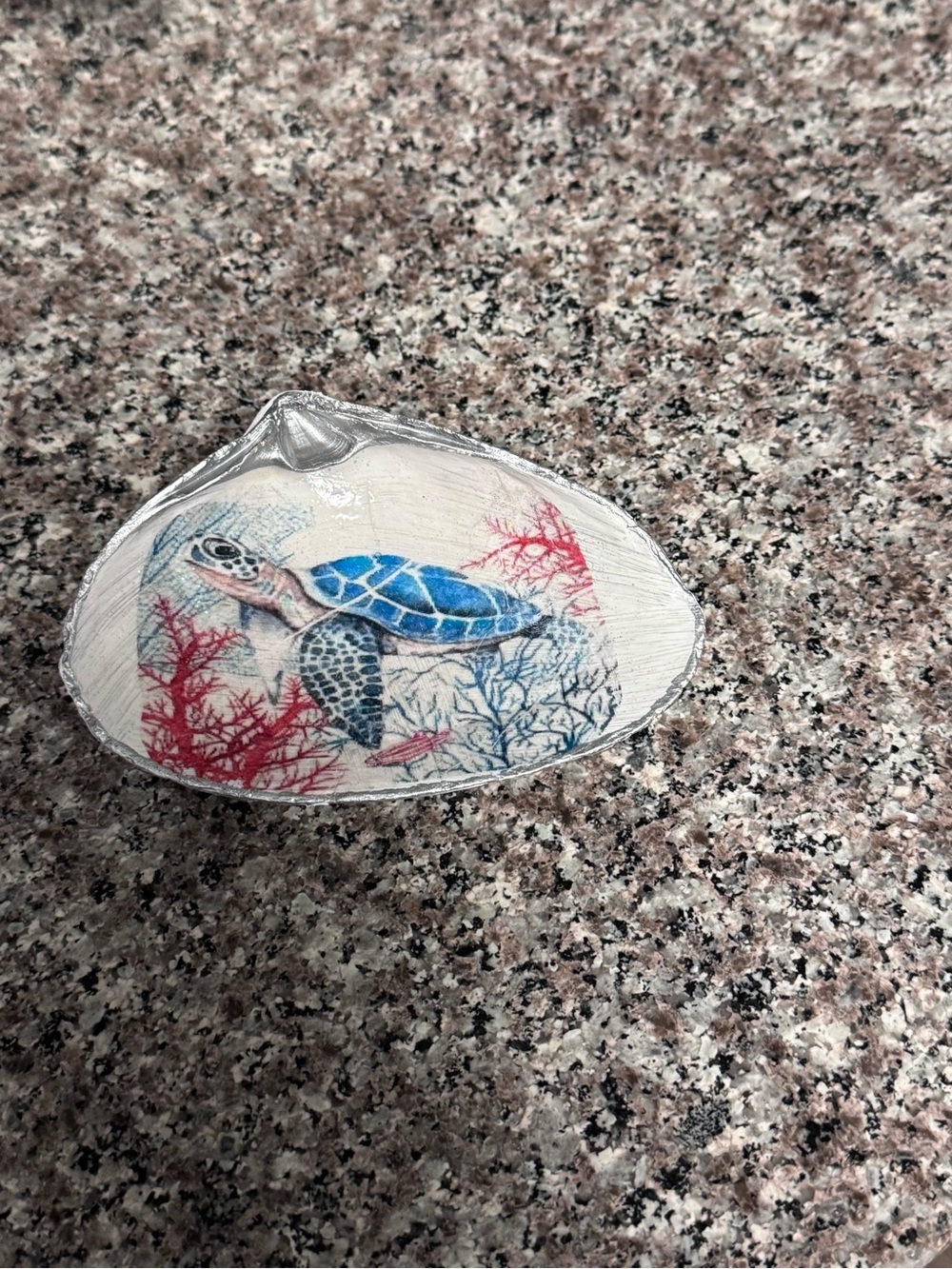 Turtle Decorative Shell trinket Dish - Picture 3 of 3